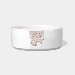 White Bunny Rabbit Pet Bowl