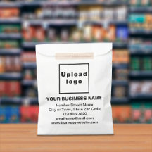 White Business Paper Bags