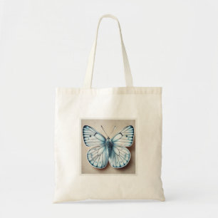 White butterflies 251024IREF243 - Watercolor Tote Bag