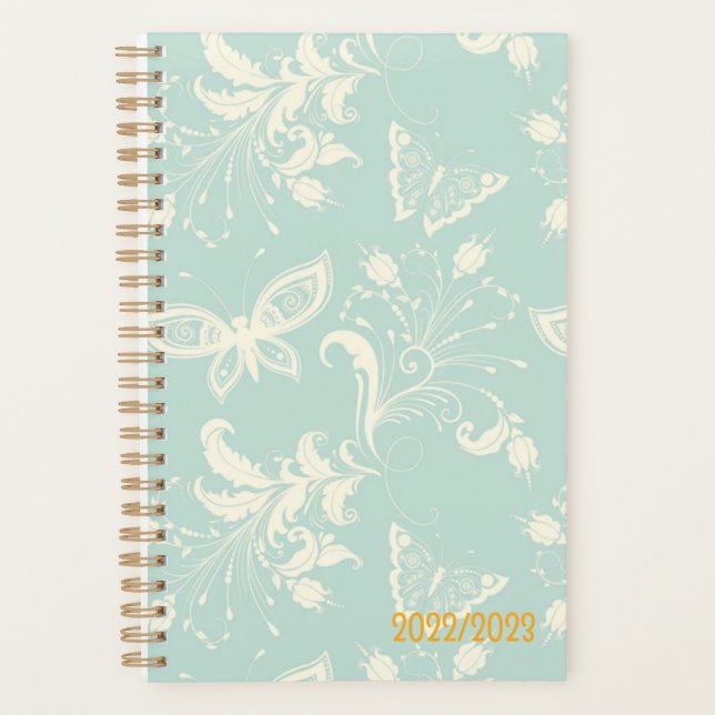 White Butterflies  Planner (Front)