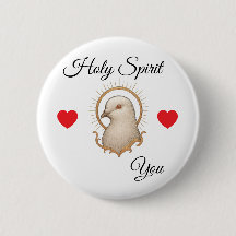White Button - Holy Spirit Loves You