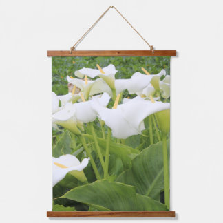 White Calla Lily   Hanging Tapestry