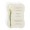 White Calla Lily Wedding Invitation