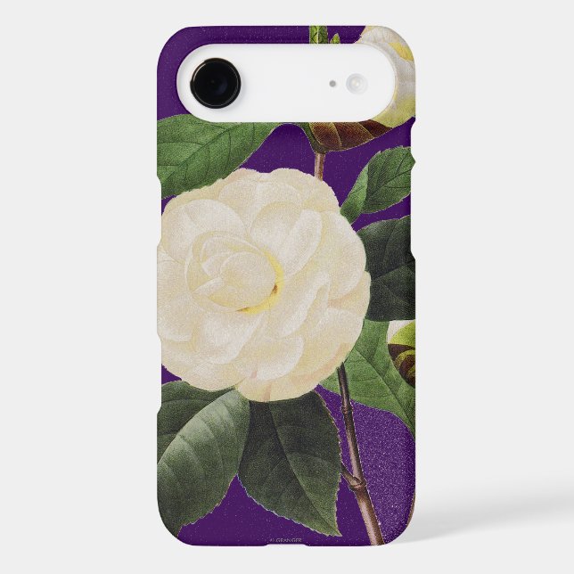 White Camellia, 1833 Case-Mate Samsung Galaxy Case (Back)