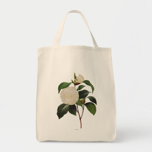 White Camellia, 1833 Tote Bag (Front)