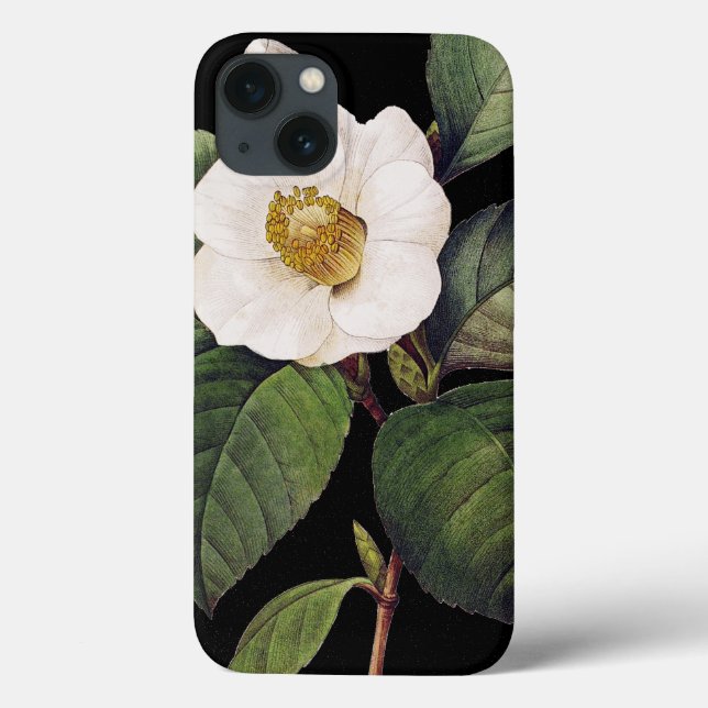 White Camellia Case-Mate iPhone Case (Back)