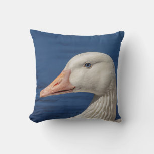 White Canadian Goose Cushion