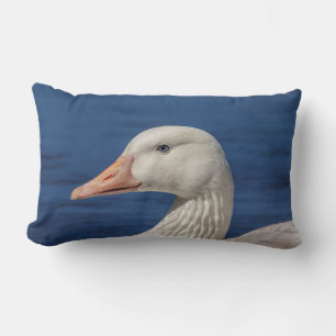 White Canadian Goose Lumbar Cushion