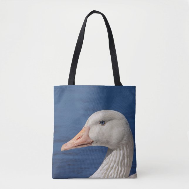 White Canadian Goose Tote Bag (Front)