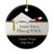White Cap Graduation Ornament