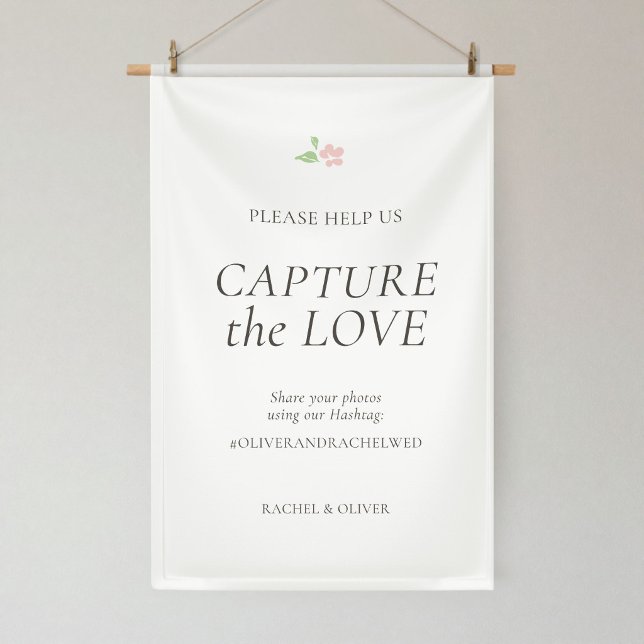 White | Capture the Love Wedding  Banner (Creator Uploaded)