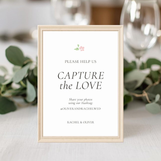 White | Capture the Love Wedding Table Top  Number (Creator Uploaded)