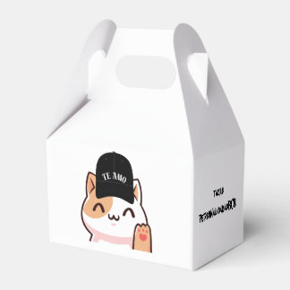 WHITE CARTON FOR PACK FAVOUR BOX