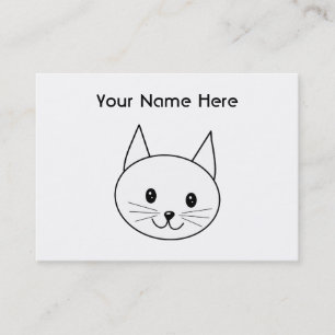 White Cat Business Card