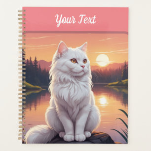 White Cat by Lake Planner