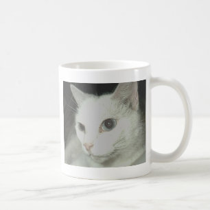 White Cat Coffee Mug