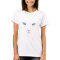 White Cat Face Shirt