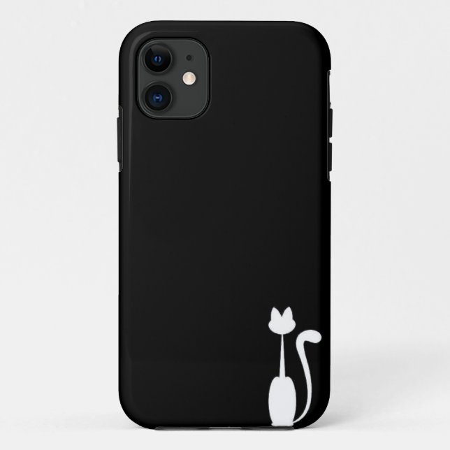 White Cat Iphone 5 Barely There Case (Back)