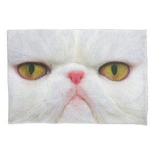 White Cat Pillowcase