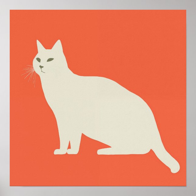 White Cat Poster (Front)