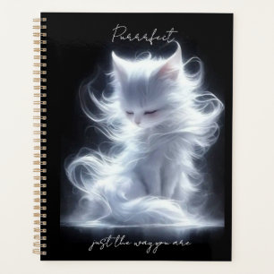 White cat Purrrfect Planner