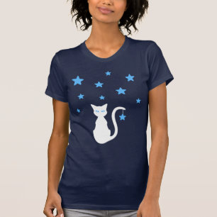 White Cat Stars T-Shirt