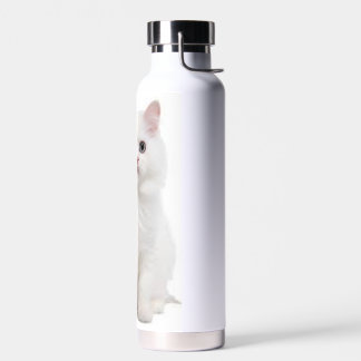 White Cat Water Bottle