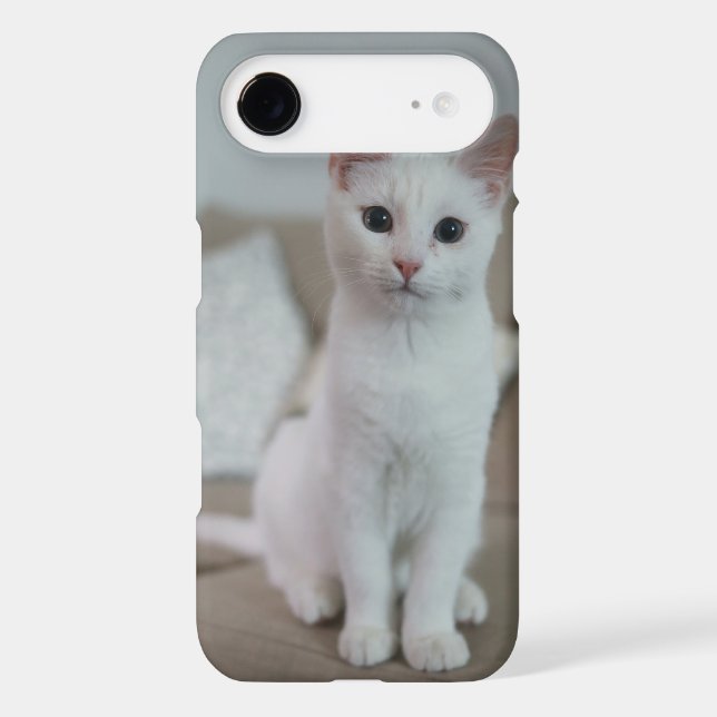 White cat | Zazzle_Growshop. Case-Mate iPhone Case (Back)