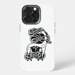 White Celtic/Nordic deer Case-Mate iPhone Case
