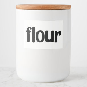 White Ceramic Kitchen Canisters Home Food Storage Food Label