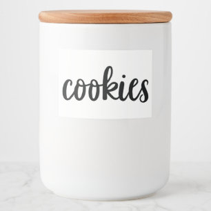 White Ceramic Kitchen Canisters Home Food Storage Label