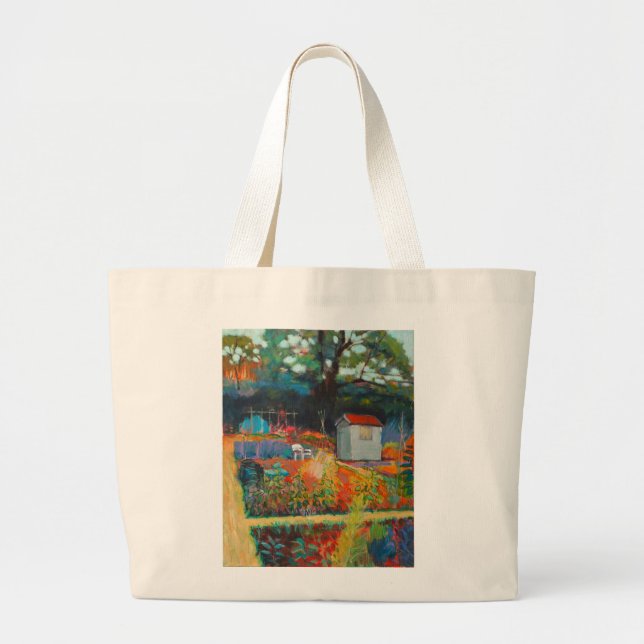 White Chair Large Tote Bag (Front)