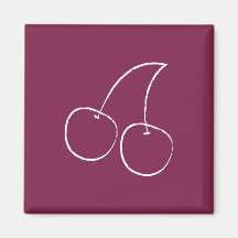 White cherry outline