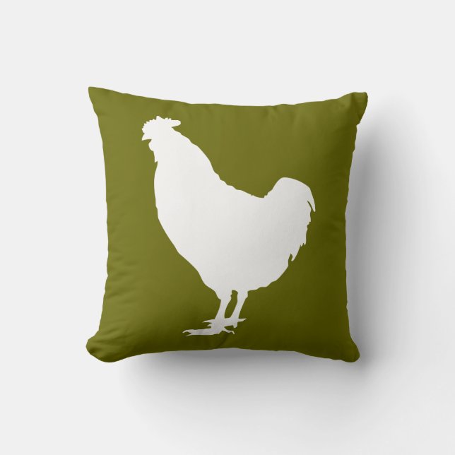 White chicken cushion (Front)