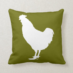 White chicken cushion