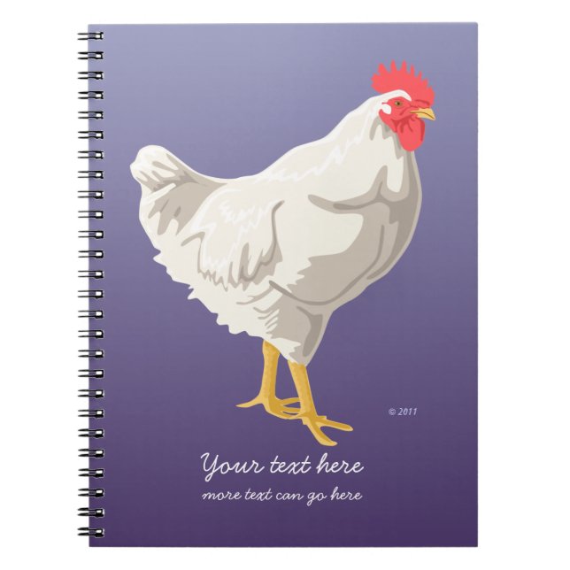 White Chicken Notebook (Front)