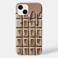 White Chocolate Drip iPhone 14 Case