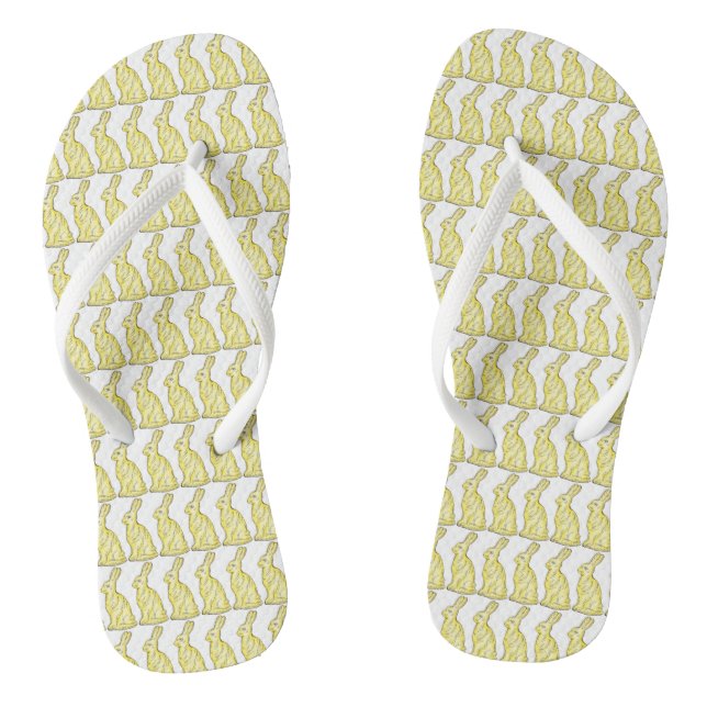 White Chocolate Easter Bunny Rabbit Candy Thongs (Footbed)