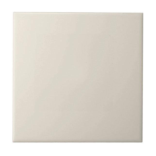 White Chocolate Solid Colour Ceramic Tile (Front)