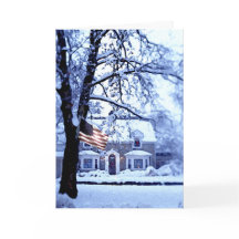 White Christmas Card