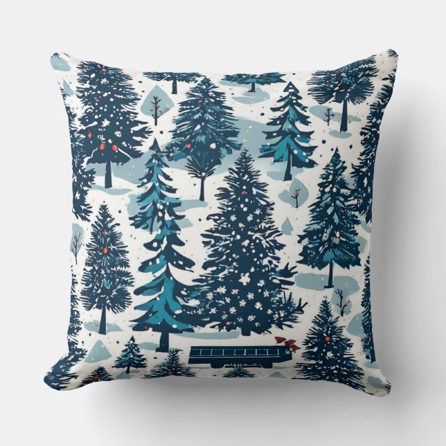 white christmas cushion (Front)