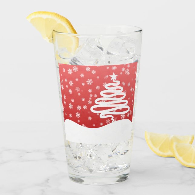 White Christmas Glass (Front Ice)