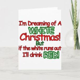 White Christmas Holiday Card