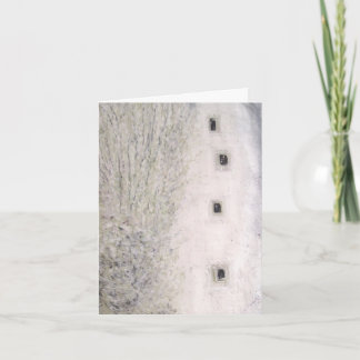 WHITE CHRISTMAS HOLIDAY CARD