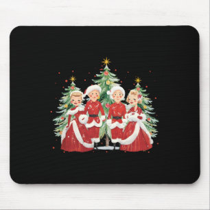 White Christmas Movie 1954 Xmas Song Holiday Pajam Mouse Pad