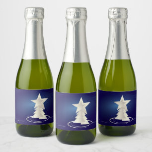 White Christmas Sparkling Wine Label