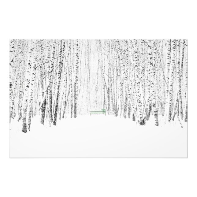 White Christmas Tale Photo Print (Front)