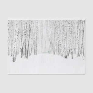 White Christmas Tale Tissue Paper