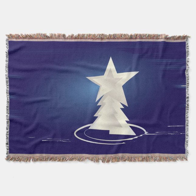 White Christmas Throw Blanket (Front)