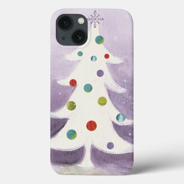 White Christmas Tree Case-Mate iPhone Case (Back)
